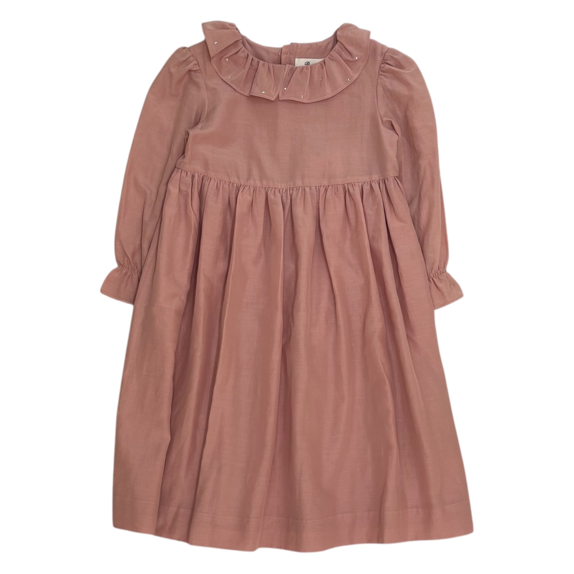 Robe Bonpoint Couture neuve soie rose et strass 4 ans 