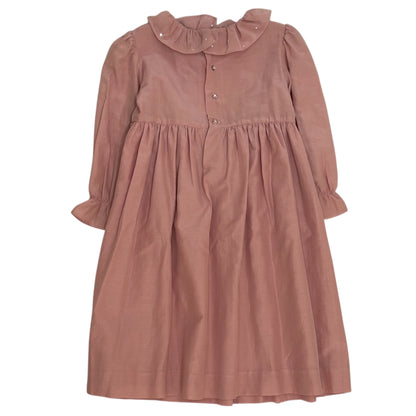 Robe Bonpoint Couture en soie rose 4 ans 